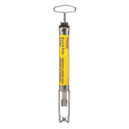 Paint Brush Roller, Spinner, Silver, Steel MPN:140755200
