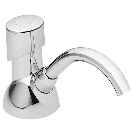 CX Soap Dispenser, Counter, Manual, 1, 500 mL, Chrome, Foam MPN:8500-01