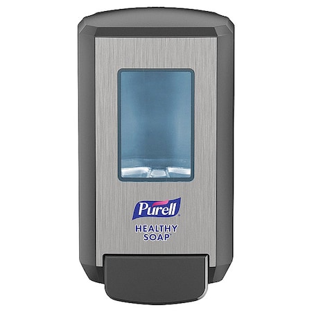 Soap Dispenser, Wall Mount, Manual, Push Style, Graphite MPN:5134-01