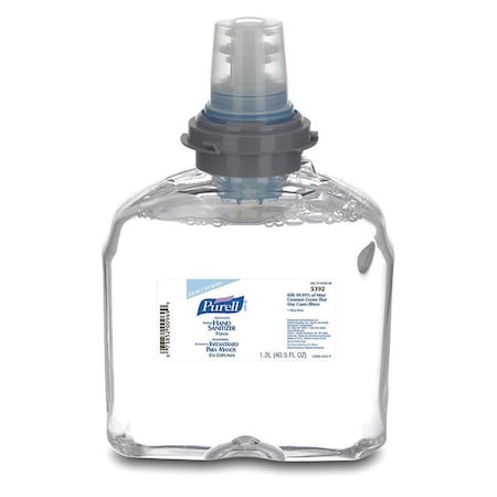 Hand Sanitizer, Foam, 1200mL TFX Refill, PK2 MPN:5392-02