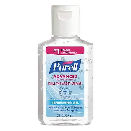 Advanced Hand Sanitizer Gel, 2oz Portable Bottle, PK24 MPN:9605-24