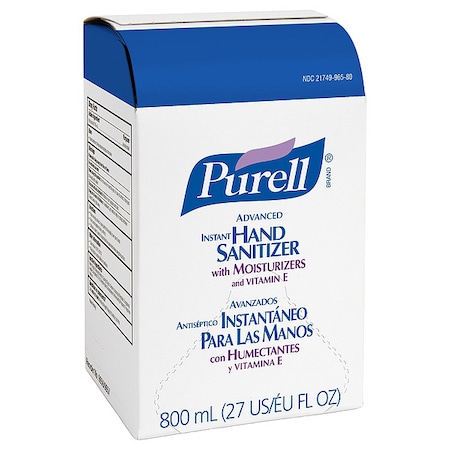 Hand Sanitizer Gel, 800mL Bag-in-Box Refill MPN:9657-12