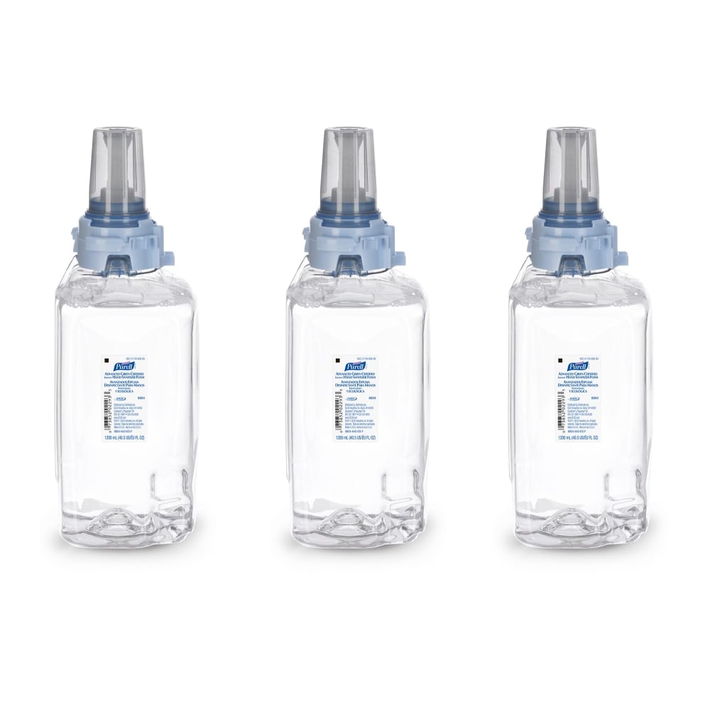 Purell Advanced Green Certified Instant Hand Sanitizer Foam, 1200 mL, 3 per Case MPN:GOJ880403CT