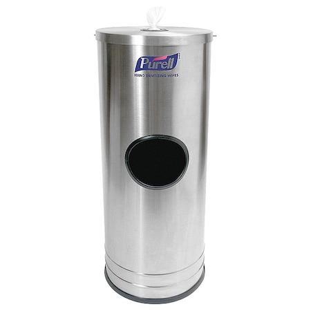 Wipes Stainless Steel Floor Stand Dispenser, Silver MPN:9115-DS1C