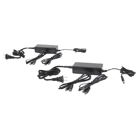 AC Adapter, Plastic, Black, 4-3/4