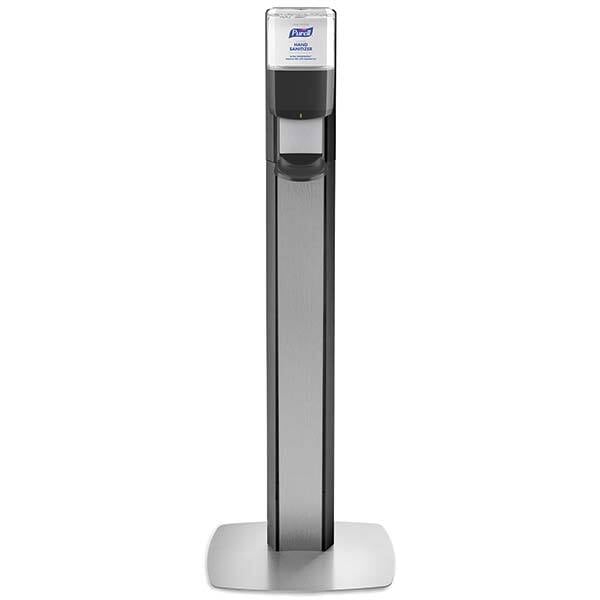 1200 mL Automatic Foam Sanitizer Station Stand MPN:7316-DS-SLV