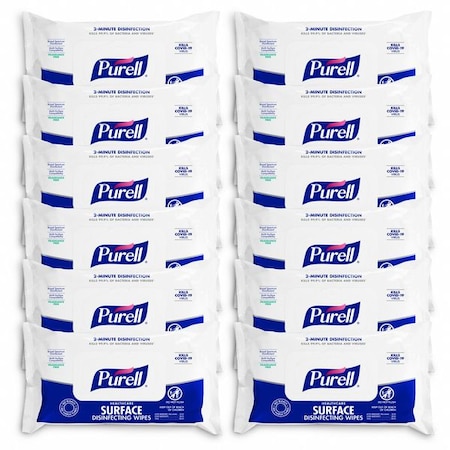 Surface Wipe Flowpack Healthcare 72 Wipes Ea MPN:9370-12