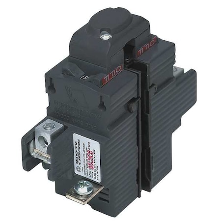 Miniature Circuit Breaker, UBIP Series, 15A, 2 Pole, 120/240V AC, 10kA at 120/240V AC MPN:UBIP215