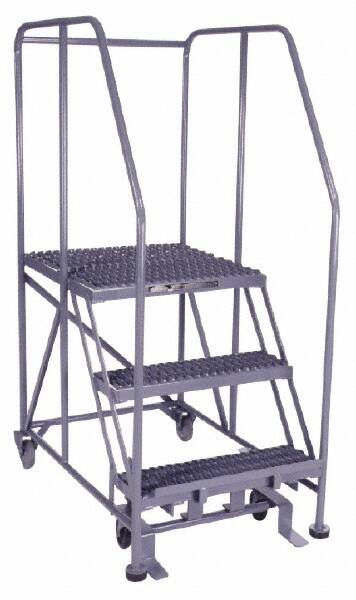 Steel Rolling Ladder: 3 Step MPN:503SWP2428GWLD