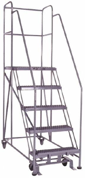 Steel Rolling Ladder: 5 Step MPN:505SWP2428GWLD