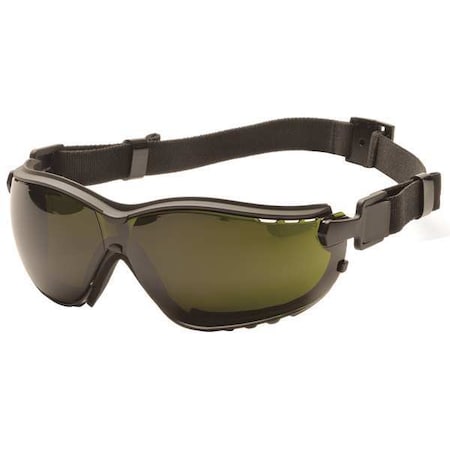 Welding Safety Goggles, Shade 5.0 Lens, H2X Anti-Fog, Direct Vented, Foam Padding, V2G Series MPN:GB1850SFT