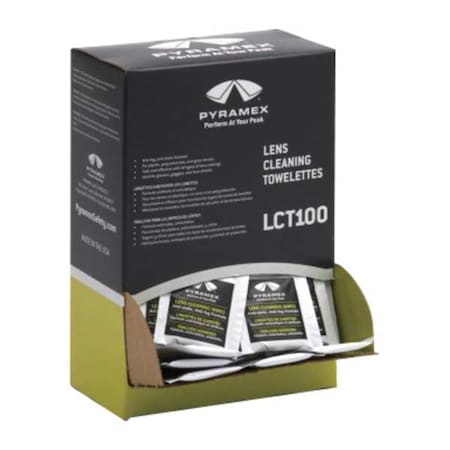 Lens Cleaning Tissues, Individually Wrapped, Anti-Fog, Anti-Static, 100 Tissues MPN:LCT100