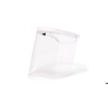 Face Shield, Clear Visor, Polycarbonate, Hook-and-Loop Suspension, Uncoated Lens MPN:S1000