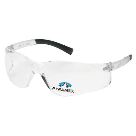 Ztek®, Reader Safety Glasses, Anti-Scratch, Clear Lens, Frameless, Wraparound MPN:S2510R25