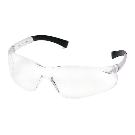 Ztek®, Safety Glasses, Anti-Scratch, Clear Lens, Clear Frame, Frameless MPN:S2510S