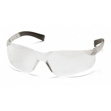 Mini Ztek, Safety Glasses, Anti-Scratch, Clear Lens, Clear Frame, Frameless MPN:S2510SN