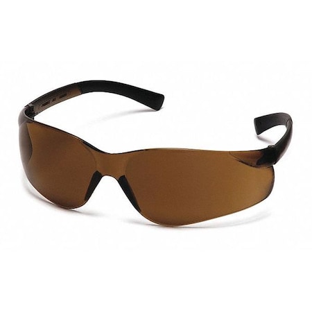 Ztek®, Safety Glasses, Anti-Scratch, Coffee Lens, Coffee Frame, Frameless MPN:S2515S