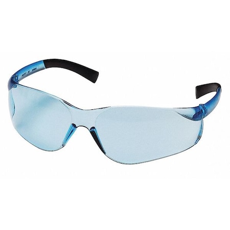 Ztek®, Safety Glasses, Anti-Scratch, Blue Lens, Blue Frame, Frameless MPN:S2560S