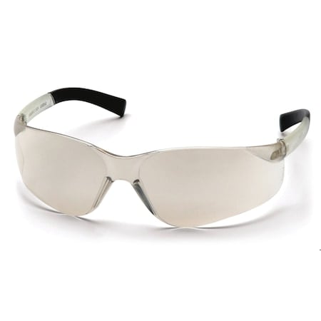 Mini Ztek, Safety Glasses, Anti-Scratch, I/O Mirror Lens, Clear Frame, Frameless MPN:S2580SN