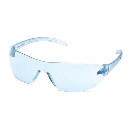 ALAIR®, Safety Glasses, Anti-Scratch, Blue Lens, Blue Frame, Frameless MPN:S3260S
