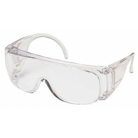 Solo Safety Glasses, OTG, Anti-Scratch, Universal, Clear Frame, Clear Lens MPN:S510S