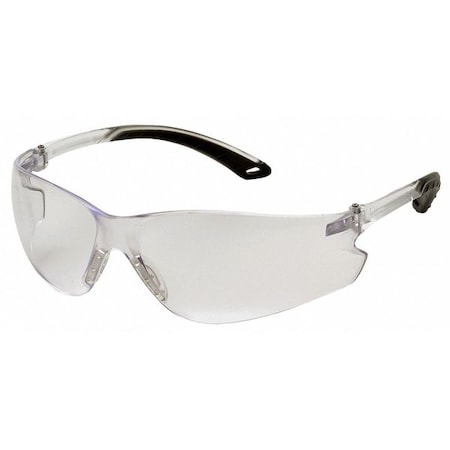 Itek, Safety Glasses, Anti-Scratch, Clear Lens, Clear Frame, Frameless MPN:S5810S