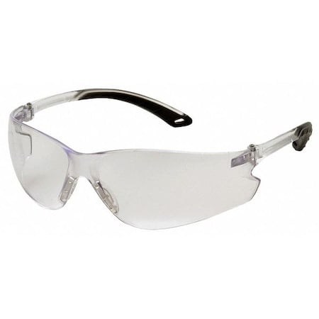 Itek Safety Glasses, Anti-Fog, Anti-Scratch, Anti-Static, Frameless, Wraparound, Clear Lens MPN:S5810ST
