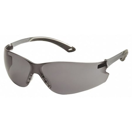 Safety Glasses, Itek Series, Anti-Fog/Scratch/Static, Frameless, Gray Temple, Gray Lens MPN:S5820ST