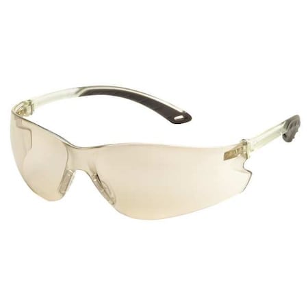 Safety Glasses, Itek Series, Anti-Scratch, Frameless, Gray Mirror, Indoor/Outdoor Lens MPN:S5880S
