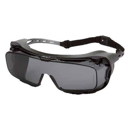 Cappture™ Plus, Reader Safety Glasses, H2MAX Anti-Fog, Gray Lens, Gray Frame, Frameless, OTG MPN:S9920STMRG