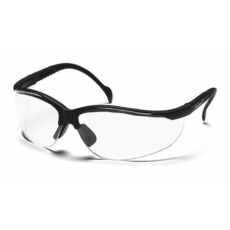 Venture II®, Safety Glasses, Anti-Scratch, Clear Lens, Black Frame, Half-Frame MPN:SB1810S