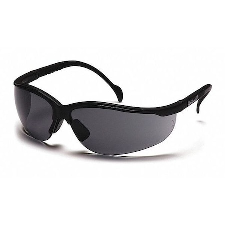 Venture II®, Safety Glasses, Anti-Scratch, Gray Lens, Black Frame, Half-Frame MPN:SB1820S