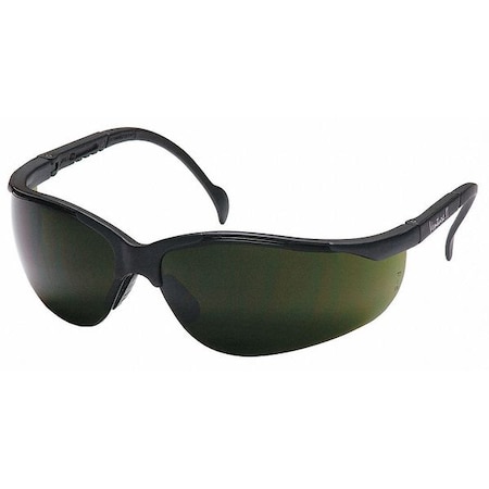 Venture II®, Welding Safety Glasses, Anti-Scratch, IR 5.0 Lens, Black Frame, Half-Frame MPN:SB1850SF