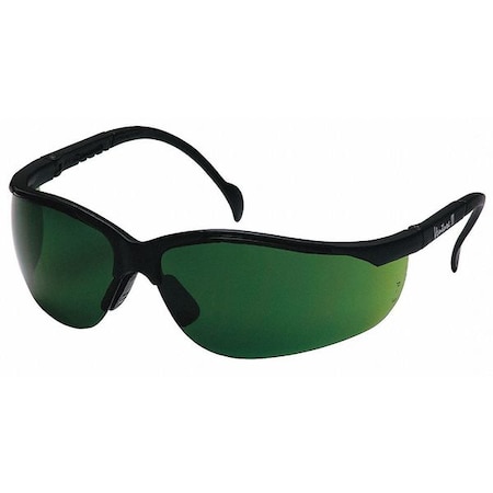 Venture II®, Welding Safety Glasses, Anti-Scratch, IR 3.0 Lens, Black Frame, Half-Frame MPN:SB1860SF