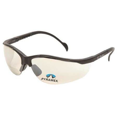 Venture II®, Reader Safety Glasses, Anti-Scratch, Mirror Lens, Half-Frame, Wraparound MPN:SB1880R25
