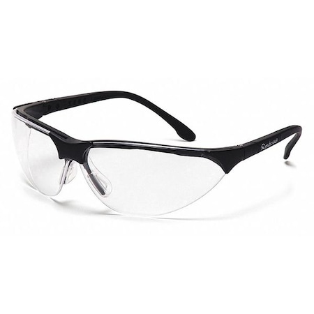 RENDEZVOUS®, Safety Glasses, Anti-Scratch, Clear Lens, Black Frame, Half-Frame MPN:SB2810ST