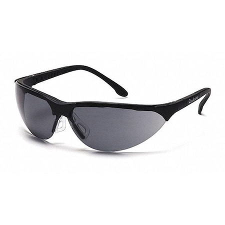 RENDEZVOUS®, Safety Glasses, Anti-Scratch, Gray Lens, Black Frame, Half-Frame MPN:SB2820S