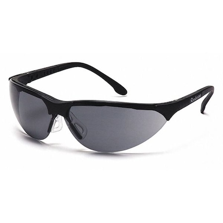 RENDEZVOUS®, Safety Glasses, Anti-Fog & Anti-Scratch, Gray Lens, Black Frame, Half-Frame MPN:SB2820ST