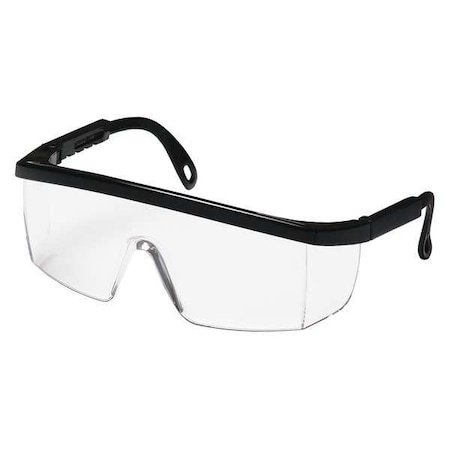 Integra®, Safety Glasses, Anti-Scratch, Clear Lens, Black Frame, Half-Frame MPN:SB410S