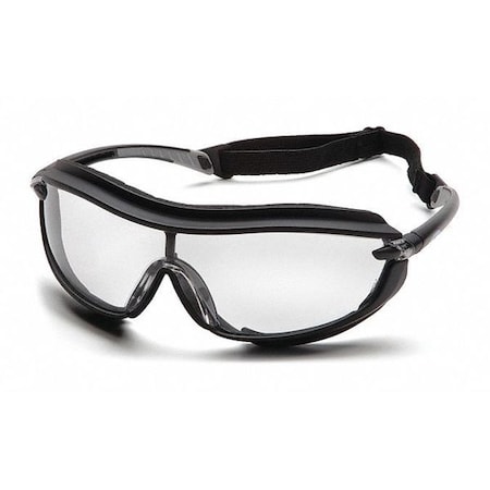 XS3 PLUS®, Safety Glasses, Anti-Fog & Anti-Scratch, Clear Lens, Black Frame, Full-Frame MPN:SB4610STP