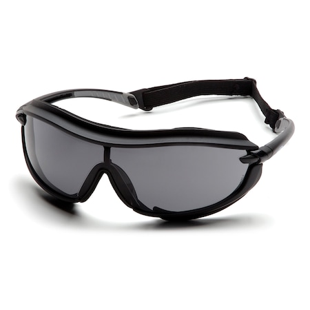 XS3 PLUS®, Safety Glasses, Anti-Fog & Anti-Scratch, Gray Lens, Black Frame, Full-Frame MPN:SB4620STP