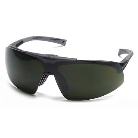 Oinx Plus, Safety Glasses, Anti-Fog, Clear Lens, Black Frame MPN:SB4950STP