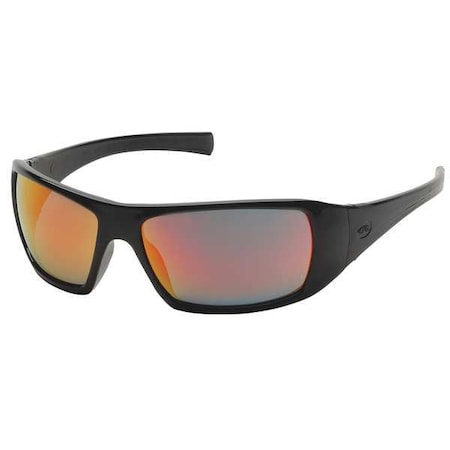 Goliath®, Safety Glasses, Anti-Scratch, Amber Mirror Lens, Black Frame, Full-Frame MPN:SB5645D