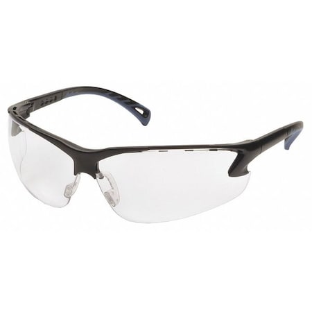 Venture 3®, Safety Glasses, Anti-Fog, Anti-Static & Anti-Scratch, Clear Lens, Black Frame MPN:SB5710DT