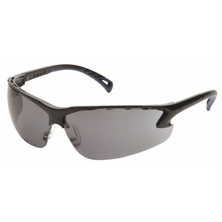 Venture 3®, Safety Glasses, Anti-Scratch, Gray Lens, Black Frame, Half-Frame MPN:SB5720D
