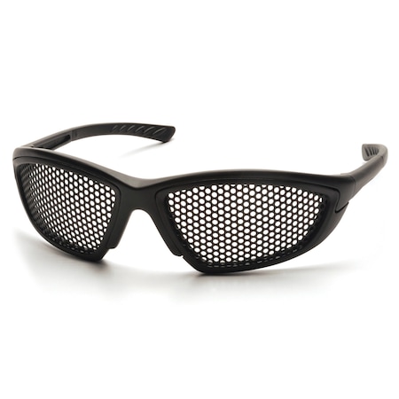 Safety Glasses, Anti-Fog & Anti-Scratch, Black Lens, Black Frame, Full-Frame MPN:SB76WMD