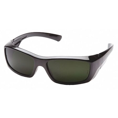 EMERGE®, Safety Glasses, Anti-Scratch, Dark Gray Lens, Black Frame, Full-Frame MPN:SB7950SF