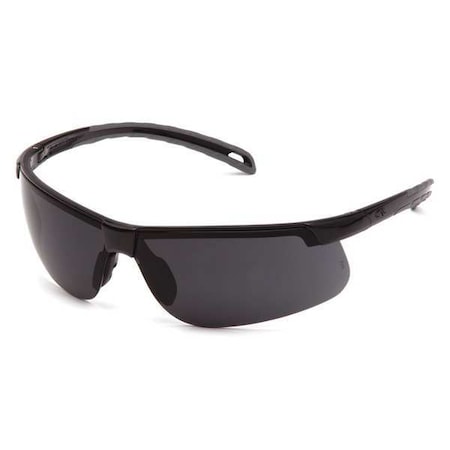 Ever-Lite®, Safety Glasses, Anti-Scratch, Gray Lens, Black Frame, Half-Frame MPN:SB8623D