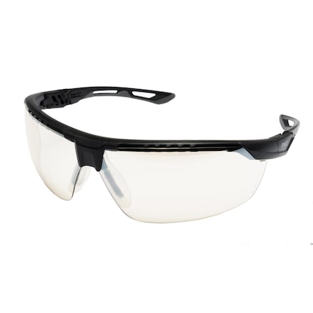 Truflex, Safety Glasses, Anti-Fog, I/O Mirror Lens, Black/Gray Frame MPN:SBG11380DT