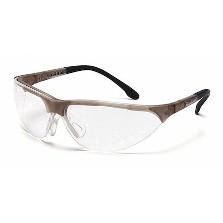 RENDEZVOUS®, Safety Glasses, Anti-Fog & Anti-Scratch, Clear Lens, Gray Frame, Half-Frame MPN:SCG2810ST